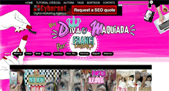 Desktop Screenshot of divaemaquiada.com.br
